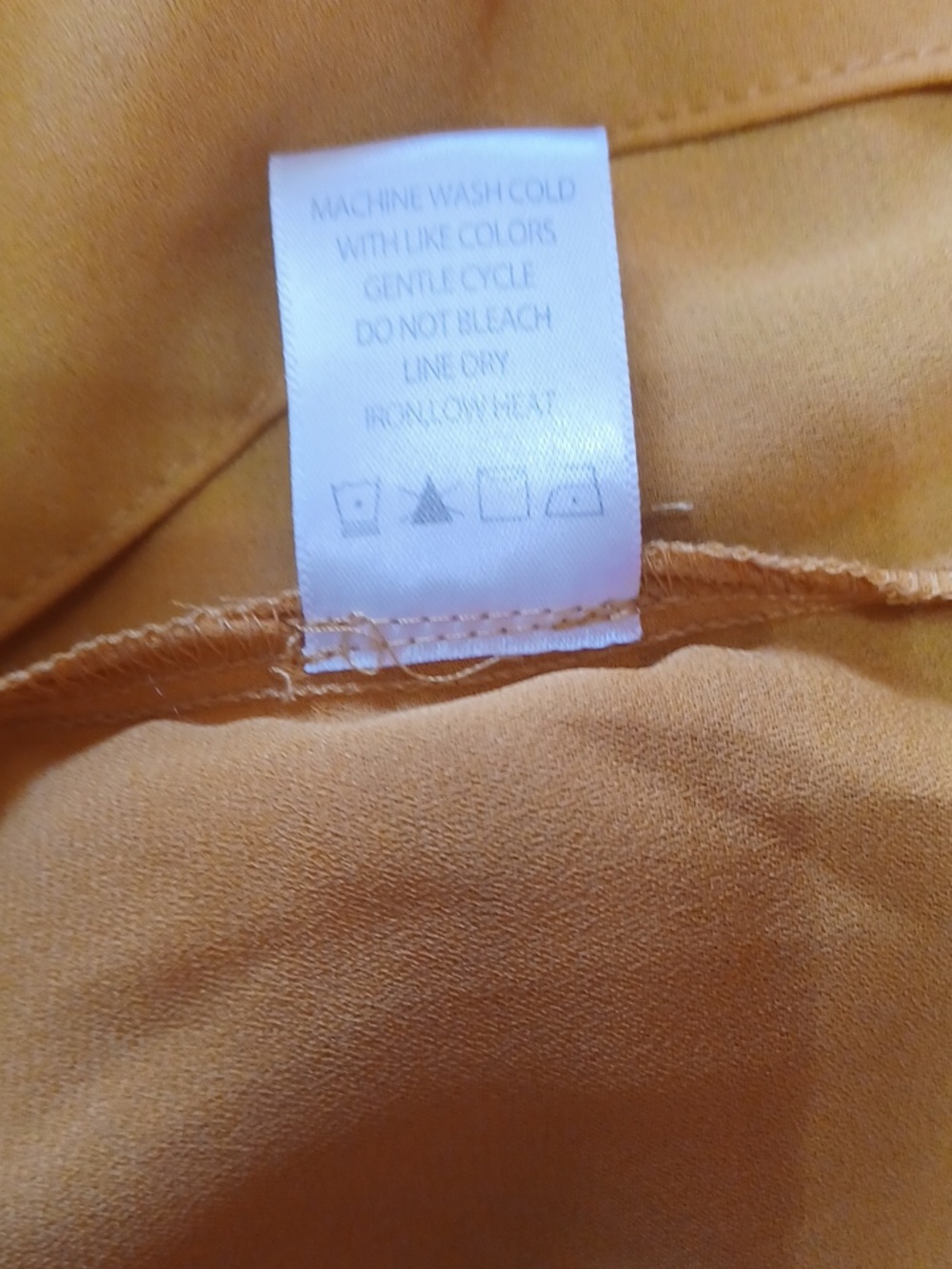 Max Studio Smocked Waist Mini Dress Balloon Sleeves V-Neck Mustard Boho Size L - Picture 14 of 15